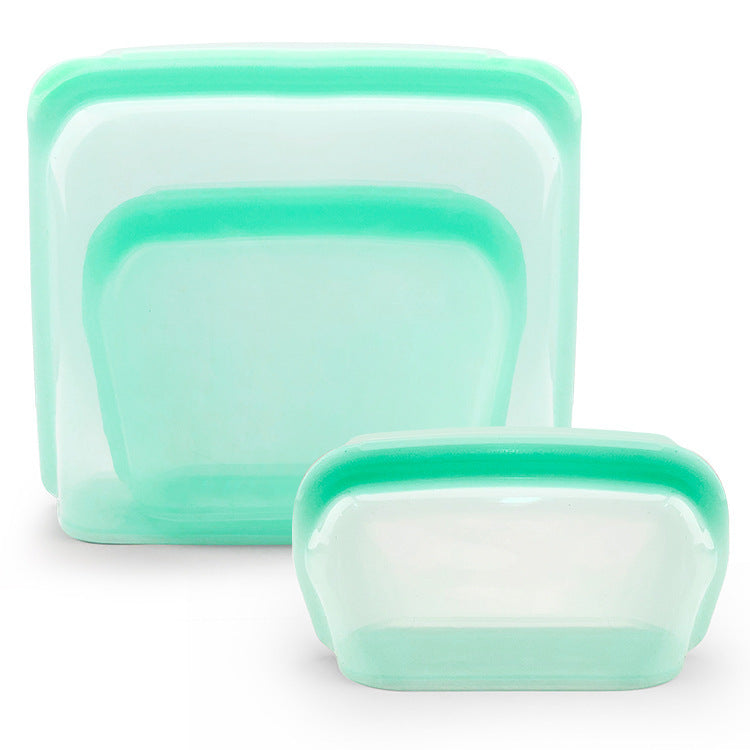 Reusable silicone storage bag