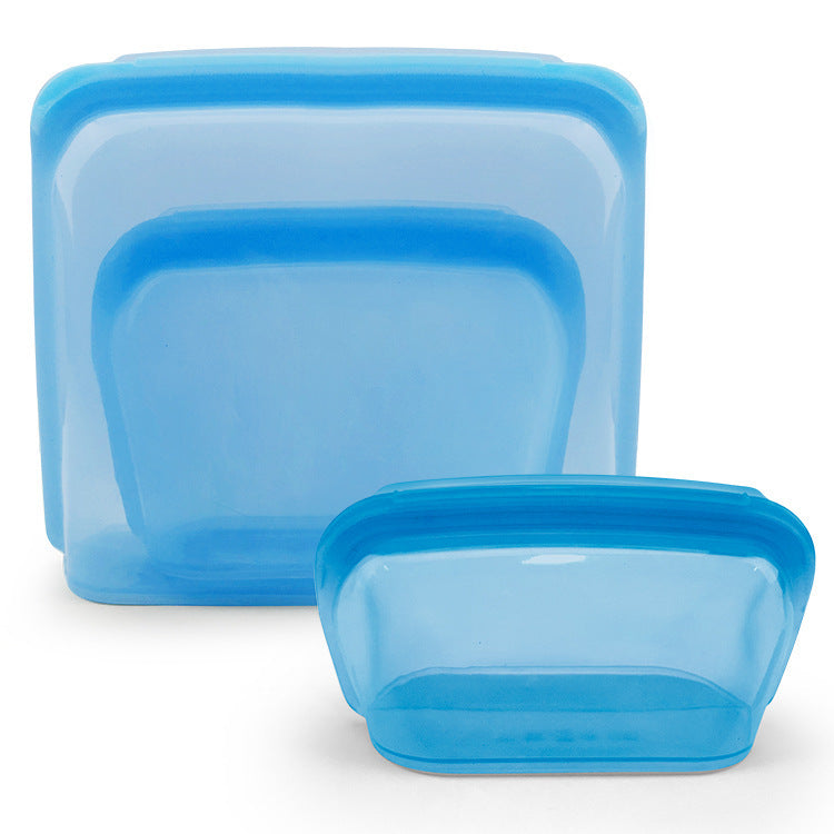 Reusable silicone storage bag