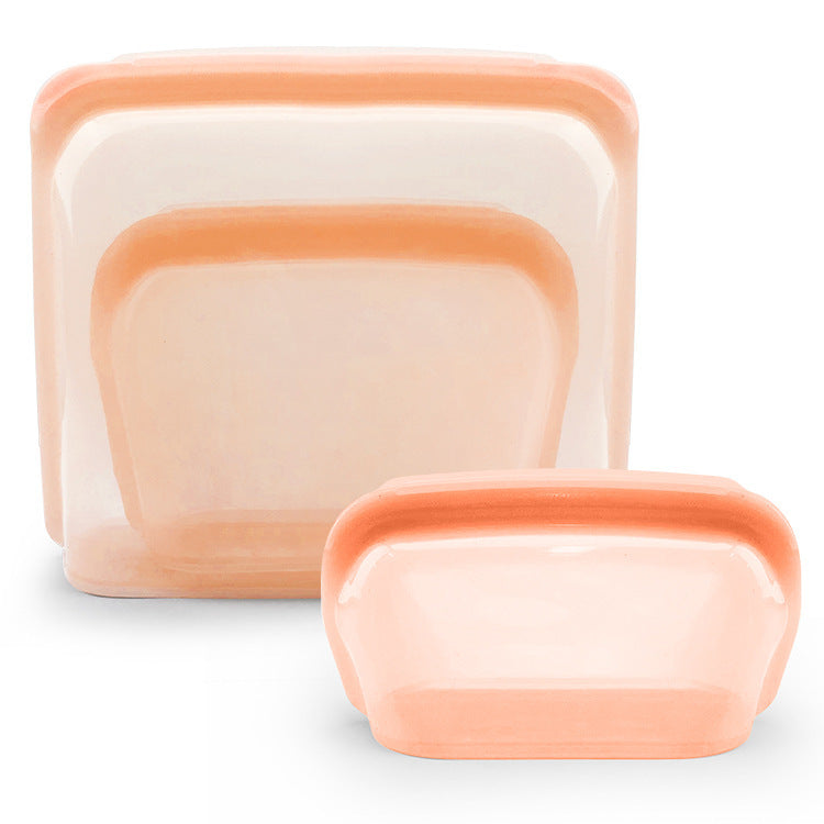 Reusable silicone storage bag