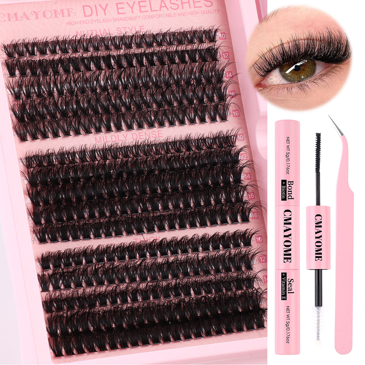 Cosmetic eyelash kit