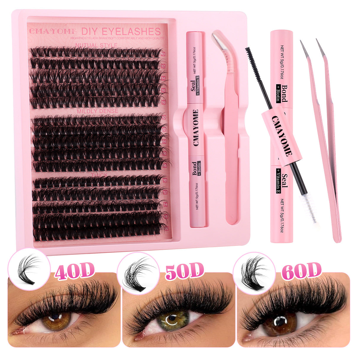 Cosmetic eyelash kit