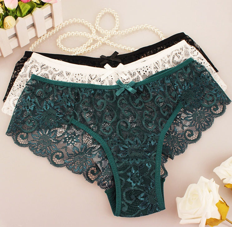 Mid-rise lace panties

Sexy women’s briefs

Lace lingerie for women

Breathable lace underwear

Comfortable sexy panties

Women’s mid-waist briefs

Stretch lace panties

Flirty lace intimates