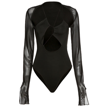 Slim fit cutout bodysuit