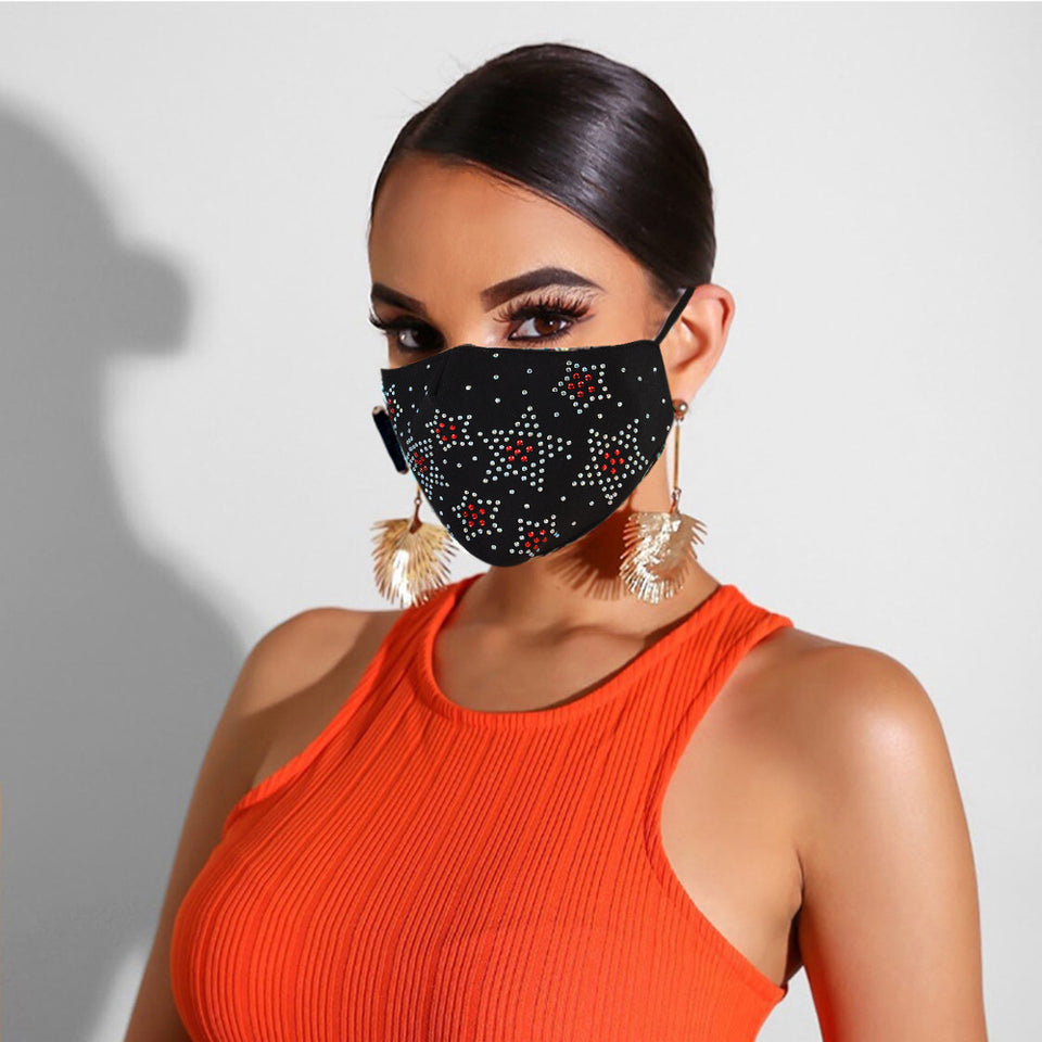 Spring and Summer New Hot Rhinestone Jewelry Masks - FIFI LONDON