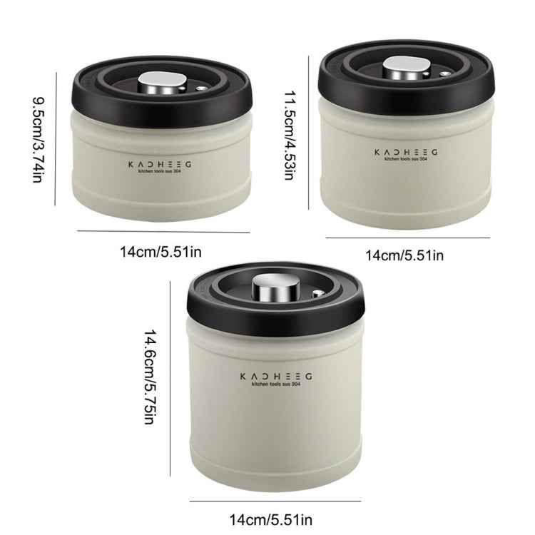 Kacheeg Sealing Can Pressed Vacuum Coffee Bean Tea Cans, Capacity:, 750ml, 1100ml, 1600ml
