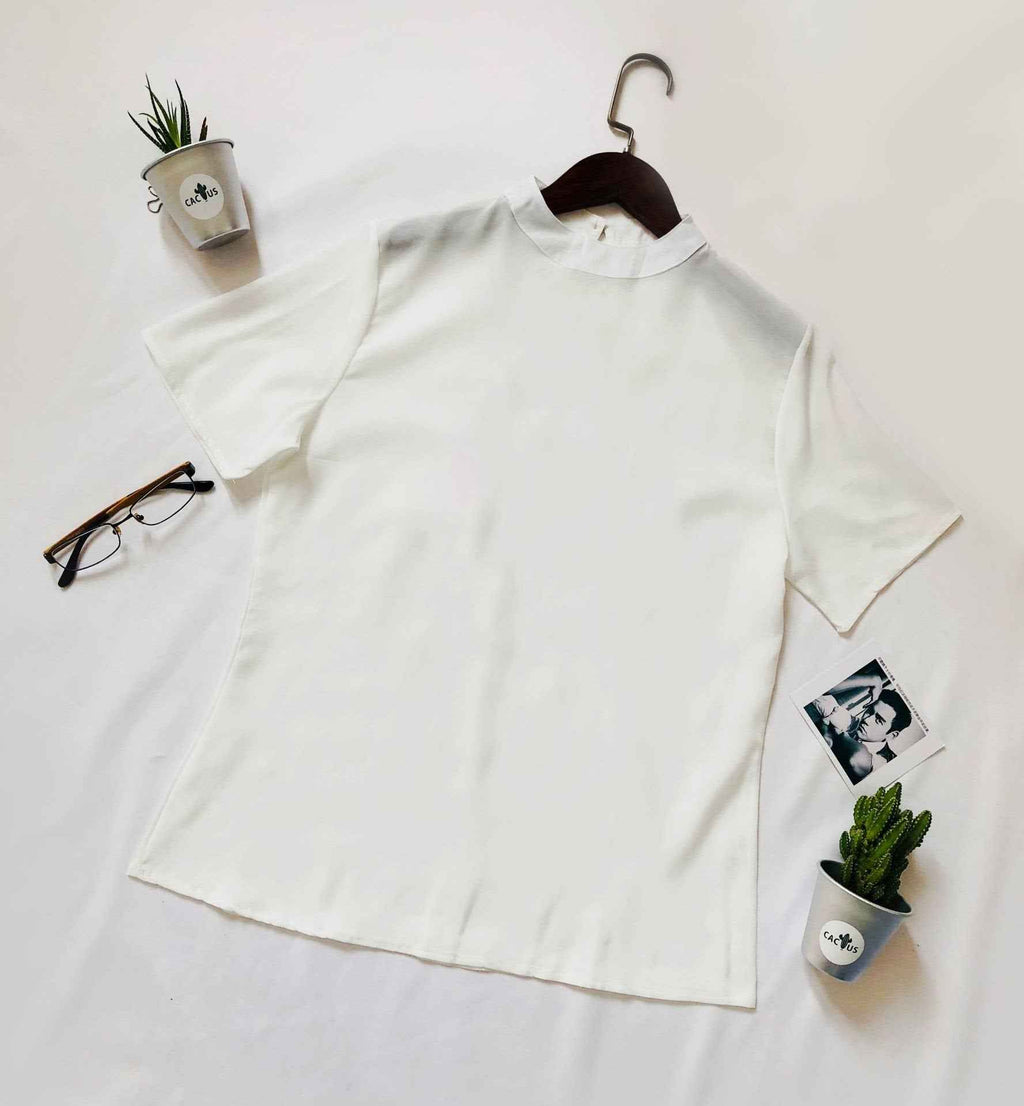 Trendy plus size fashion shirt