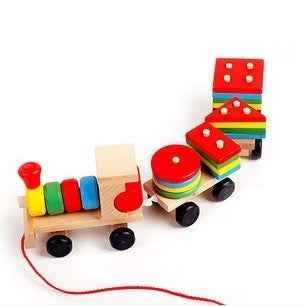 wooden train toy

three-section tractor toy

educational puzzle toy

toddler learning toy

kids wooden puzzle

pull-along wooden train

early development toys

Montessori train toy