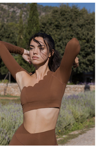 Outdoor sports fitness top