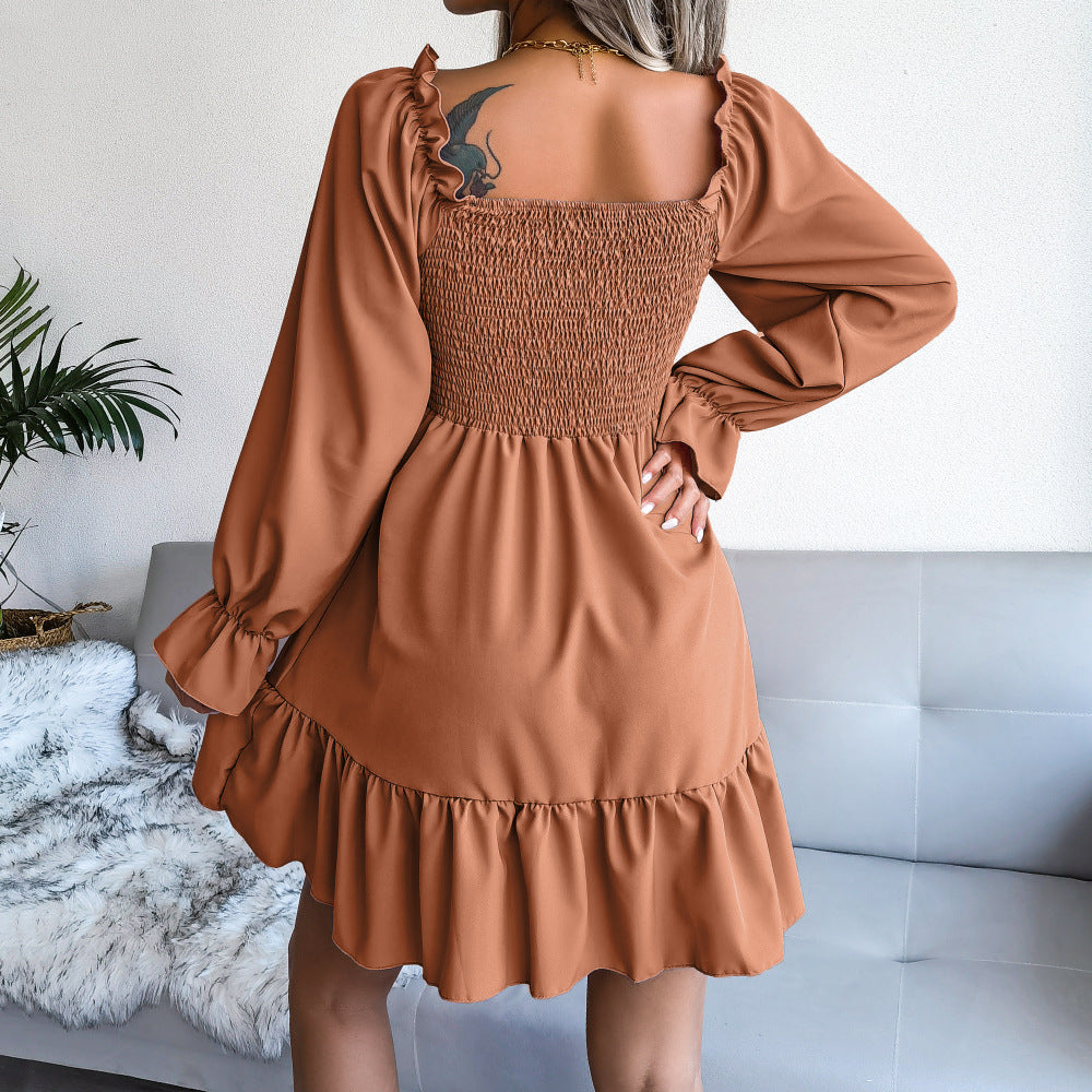 Chic long sleeve party dress