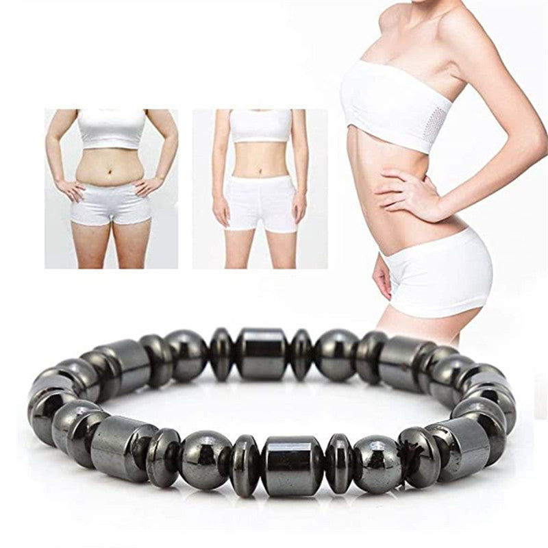 Weight Loss Magnet Bracelets For Women Men Pentagram Stone Magnetic Therapy Bracelets Pain Relief Slimming Health Jewelry - FIFI LONDON