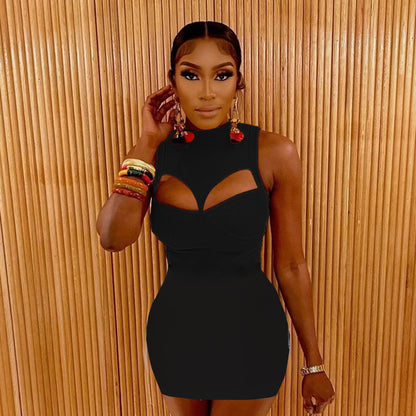 Slim sheath short dress
