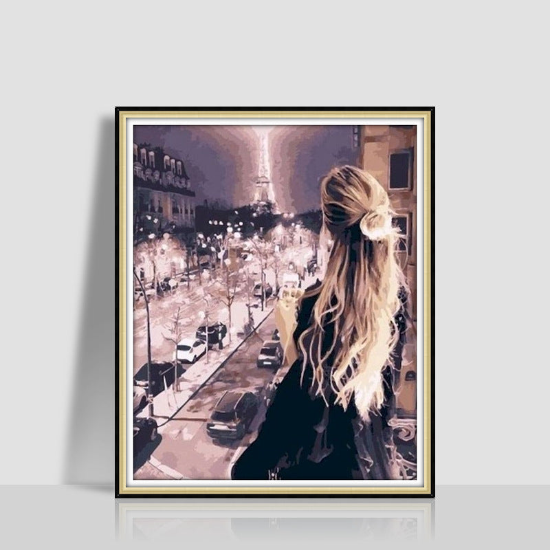 Digital Oil Painting Romantic Atmosphere Combination Hanging Painting - FIFI LONDON