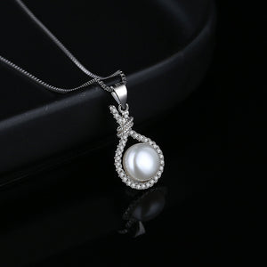 Pearl Pendant Necklace Freshwater Women - FIFI LONDON