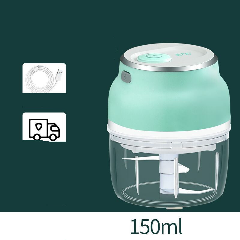 Portable Electric Mini Garlic Cutter Masher Vegetable Fruit Meat Food Chopper Grinder - FIFI LONDON