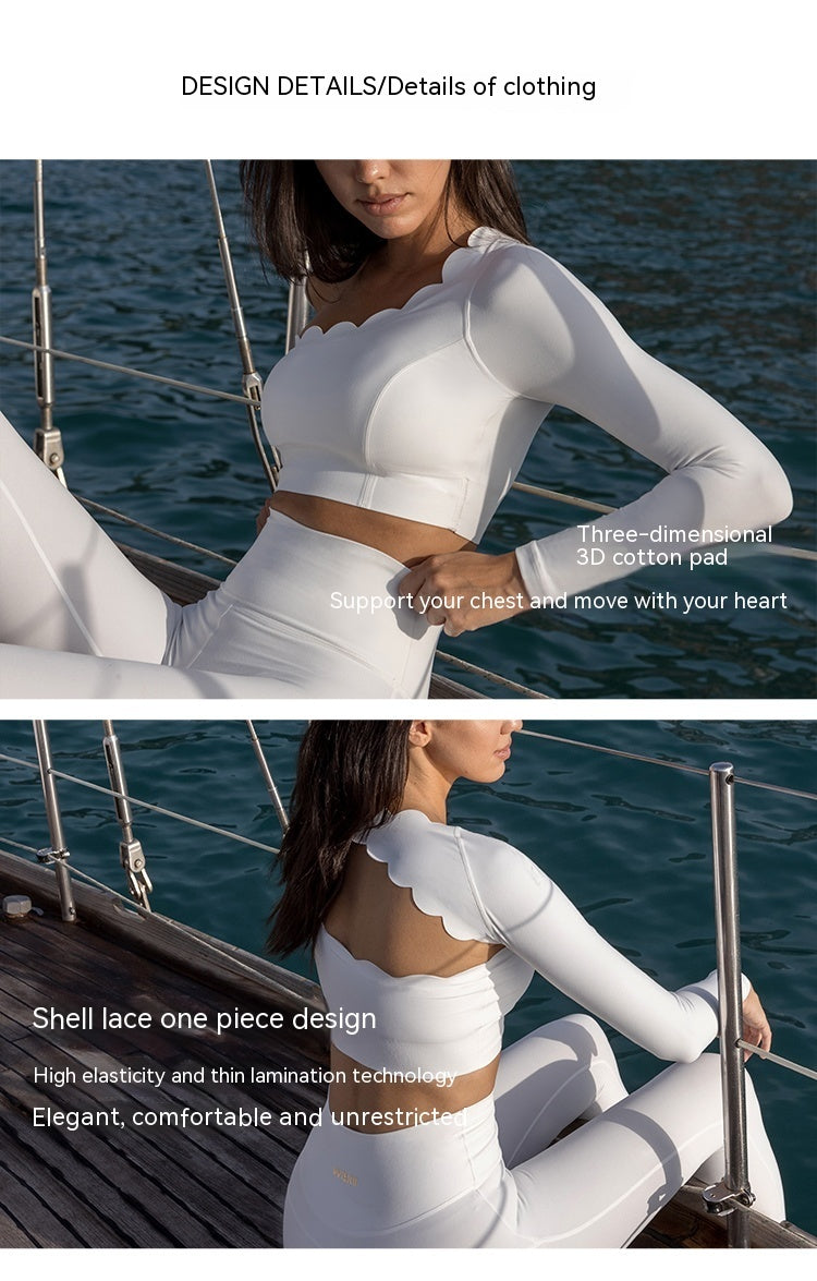 Outdoor sports fitness top