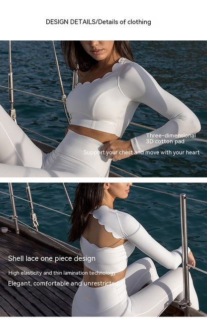 Outdoor sports fitness top