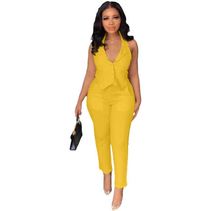 Lightweight summer two-piece outfit 